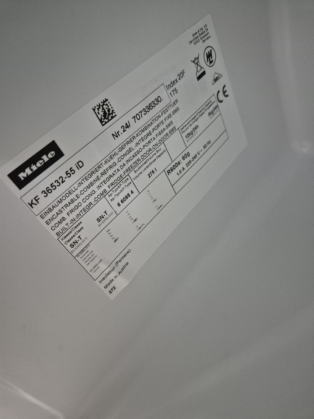 Miele Frigoriferi: Miele Kühlschrank Einbaugerät - Top Zustand – Usato da Rüti ZH venduto da HK8630 2