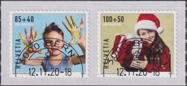 2020, J426A-J427A +Ersttags-Halbmond-Stempel: BERN