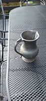 Antiker Look Zinnkrug / Birnkrug, Metall, Deko Vase