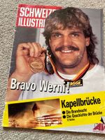 Schweizer illustrierte 23.8.1993 kapellbrücke Luzern Werner