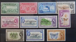 British Honduras Lot mit alten Werten I