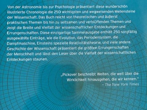 Libri: Geschichte der Wissenschaft - Clifford A. Pickover – Usato da Zürich venduto da Baumgarten05 3