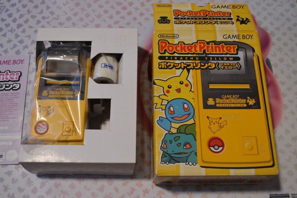 Gameboy Pocket Printer - Pikachu Yellow Pokemon Edition OVP (Gebraucht ...