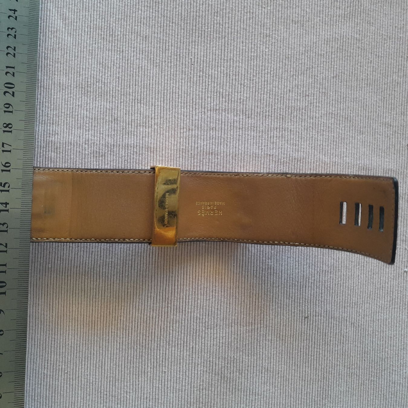 Hermès Bracciali & Braccialetti: Hermes Armband, Collier de chien, Eidechsenleder, rot – Difettoso da Knutwil venduto da Kompex 5