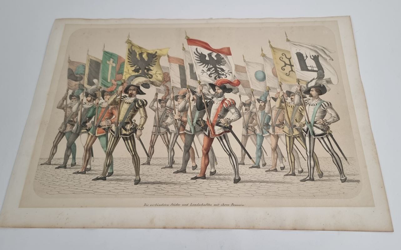 Posters & Illustrations: Bild "Verbündeten Panner" – D'occasion à Urtenen-Schönbühl par Restwert_Schoenbuehl 4