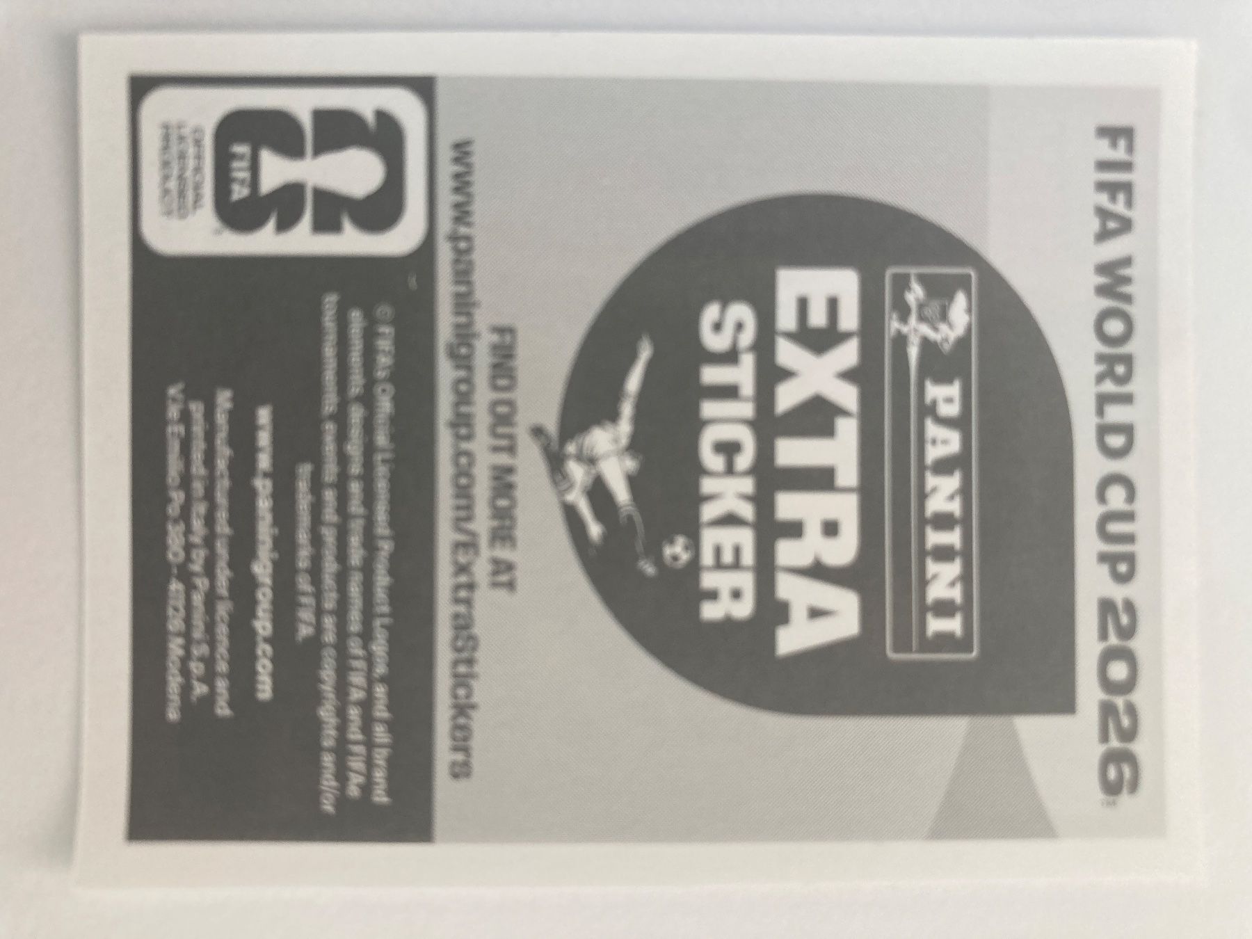 Panini Cartes à collectionner: Panini Fifa 2026 extra sticker – D'occasion à Olten par chr1gl 1