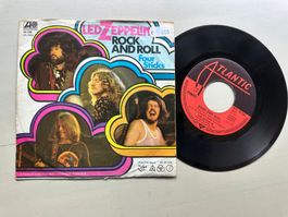 LED ZEPPELIN rare Single Rock nd Roll Kult 70's Hard Rock