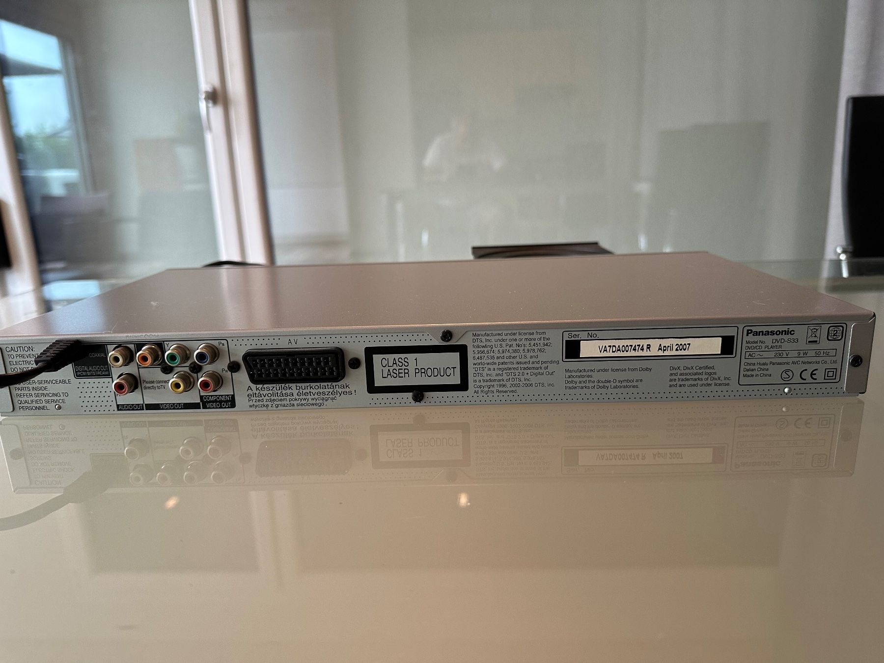 Panasonic Audio- & Mediensysteme: Panasonic DVD-S33 DVD-Player silber gebraucht – Gebraucht aus Oberohringen von climservice 2