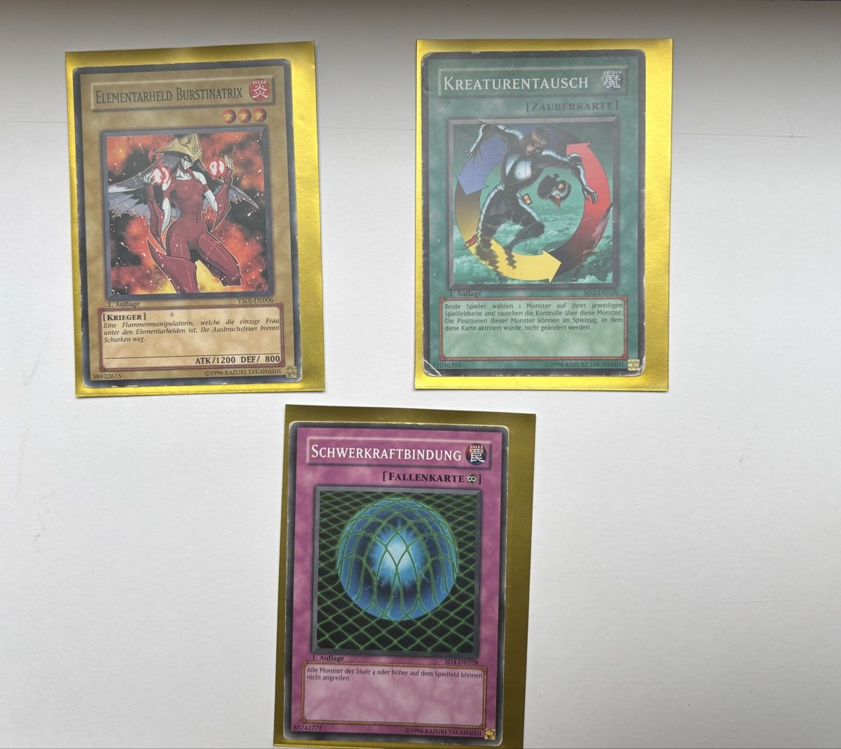 Yugioh Carte collezionabili: Yu-Gi-Oh Karten 1996 – Usato da Basel venduto da JM_Cards