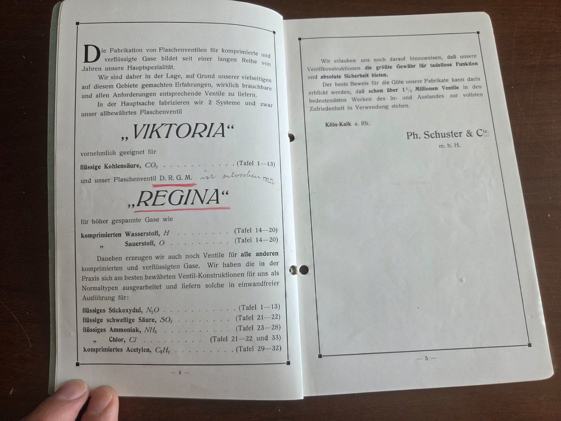 Libri: Ph. Schuster – Absperrventile Stahlflaschen – alter Katalog – Usato da Zürich venduto da ant_m569 4