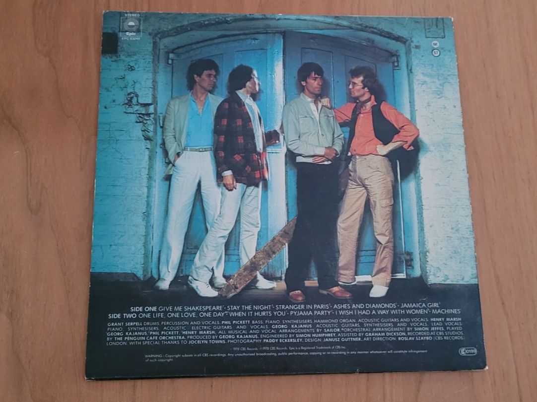 Schallplatten: LP Sailor – Gebraucht aus Martigny von MZ-67 1