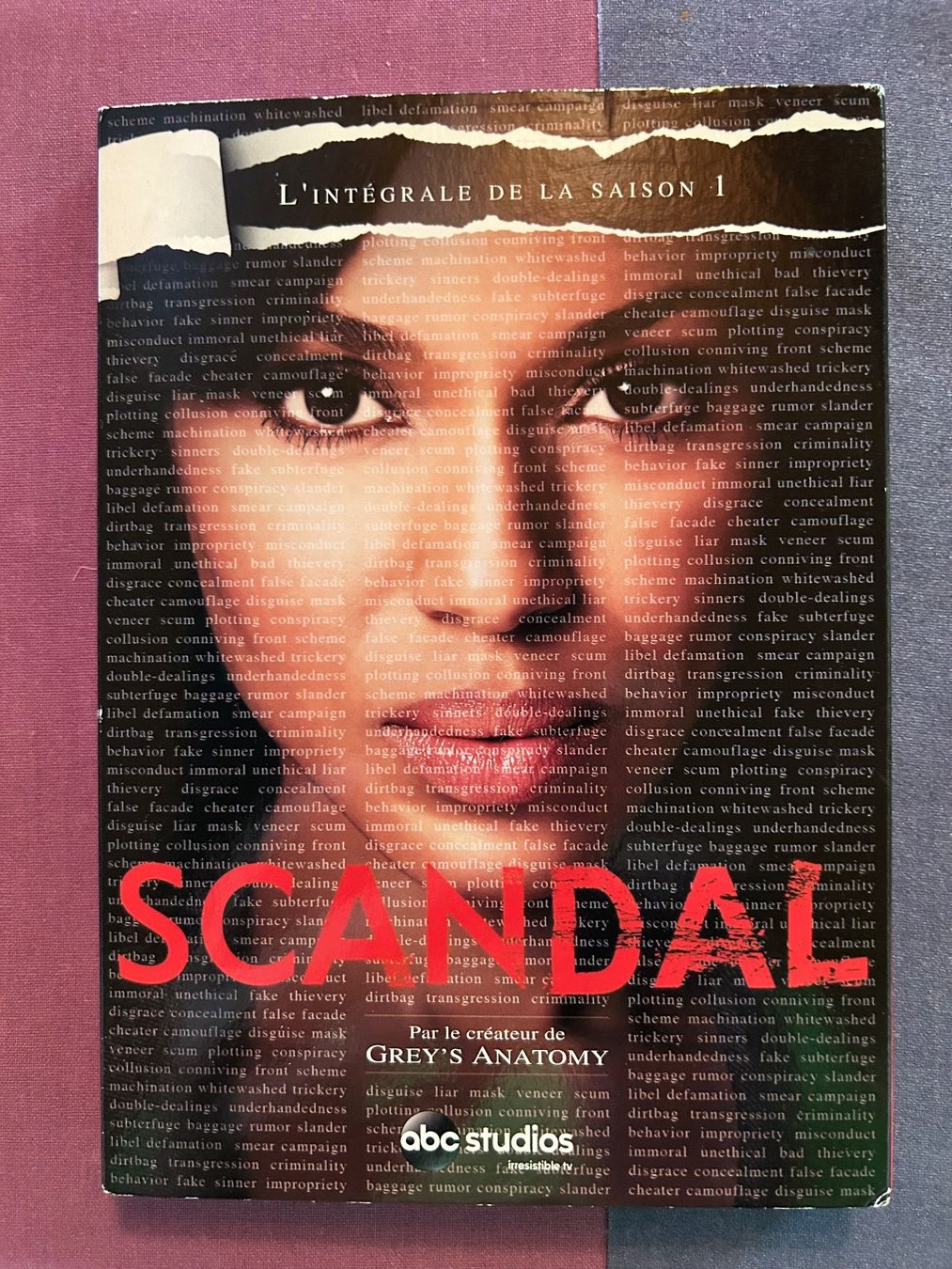 Alle DVDs: SCANDAL SAISON 1 – Gebraucht aus St-Cierges von Crisi53