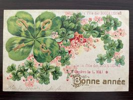 NEUJAHRSKARTE 1905, Souvenir fête des Socialistes Genève