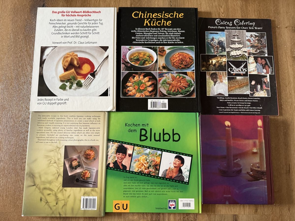 Bücher: Kochbuch-Sammlung: Internationale Küche entdecken! – Gebraucht aus St. Moritz von womaninthemountains 1