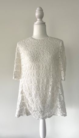 Blusen-Shirt Blumenstickerei Hemisphere  Gr.M
