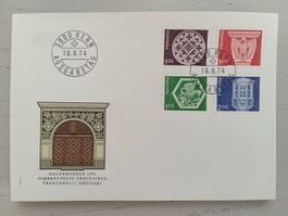 1974 FDC 100 Architektur & Handwerk