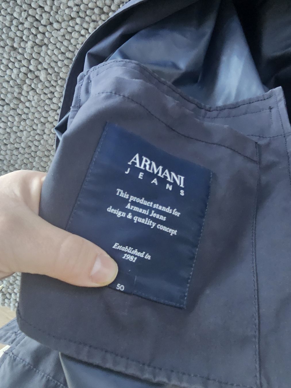 Armani Cappotti: Regenmantel Armani Jeans 50 – Usato da Altendorf venduto da nab_mxj7 1
