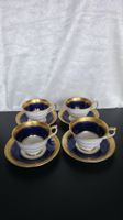 Tasses à thé Ainsely en porcelaine fine, set de 4 pièces