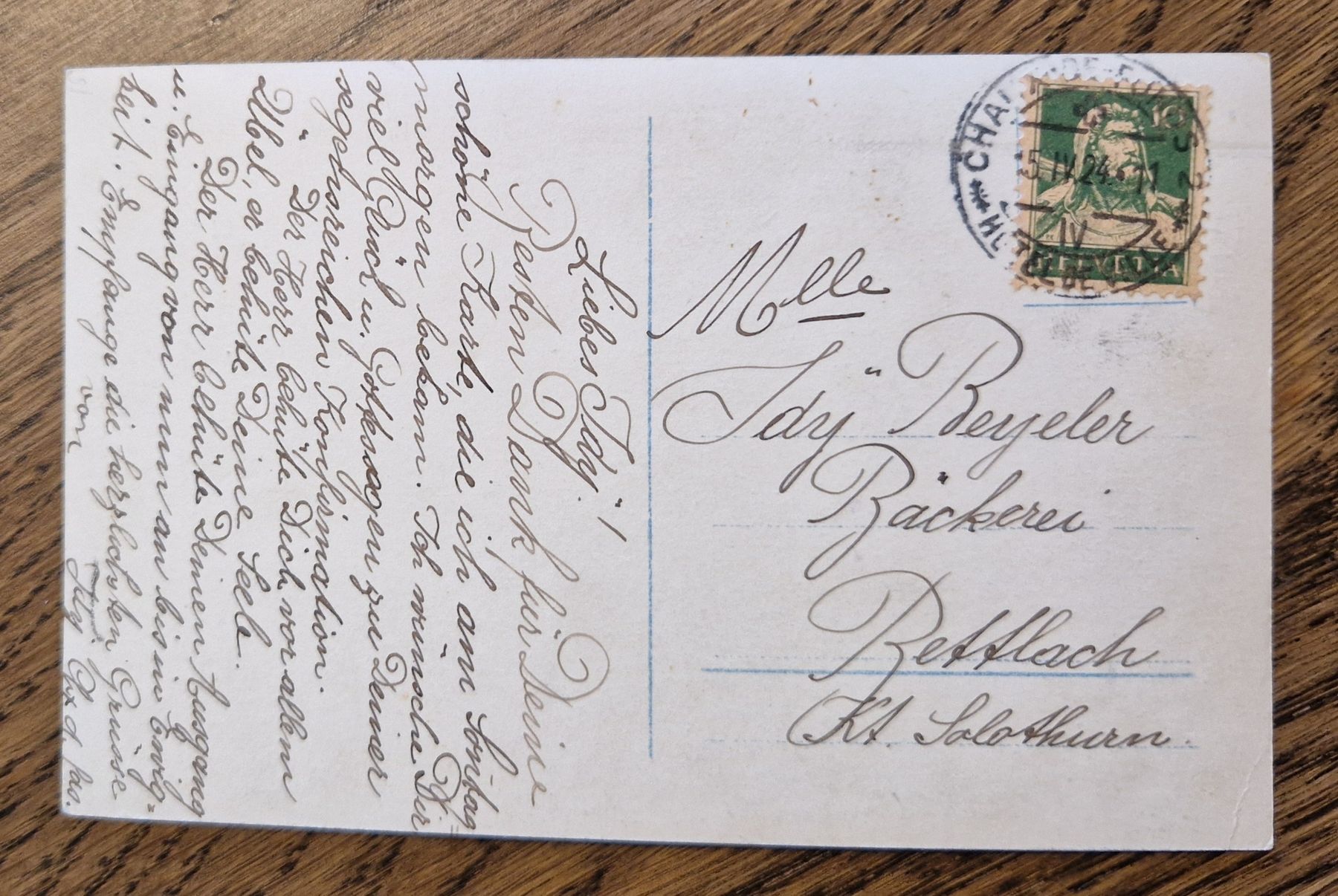 Cartoline postali: Souvenir de premier Communion 1924 – Usato da Ebikon venduto da Donar50 1