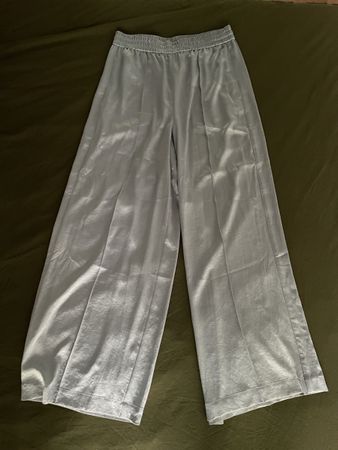 Alexander Wang Wide Leg Hose Grau-Blau Gr. M