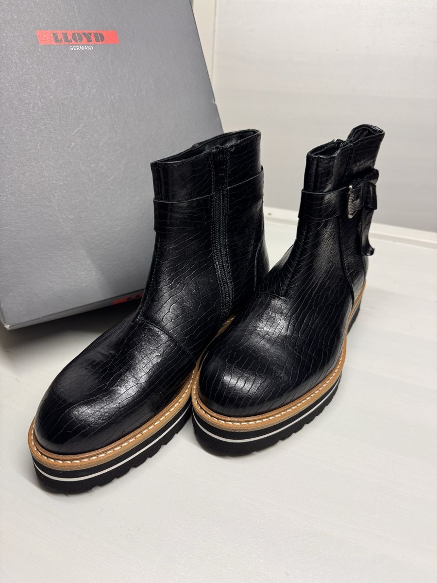 Lloyd Scarpe da donna: Lloyd Bottines, cuir noir, taille 36.5, neuves – Nuovo e nell'imballaggio originale da Brügg BE venduto da Goob