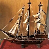 🤎25% !!🤎 - dekoratives - antikes - altes HOLZ Segelschiff