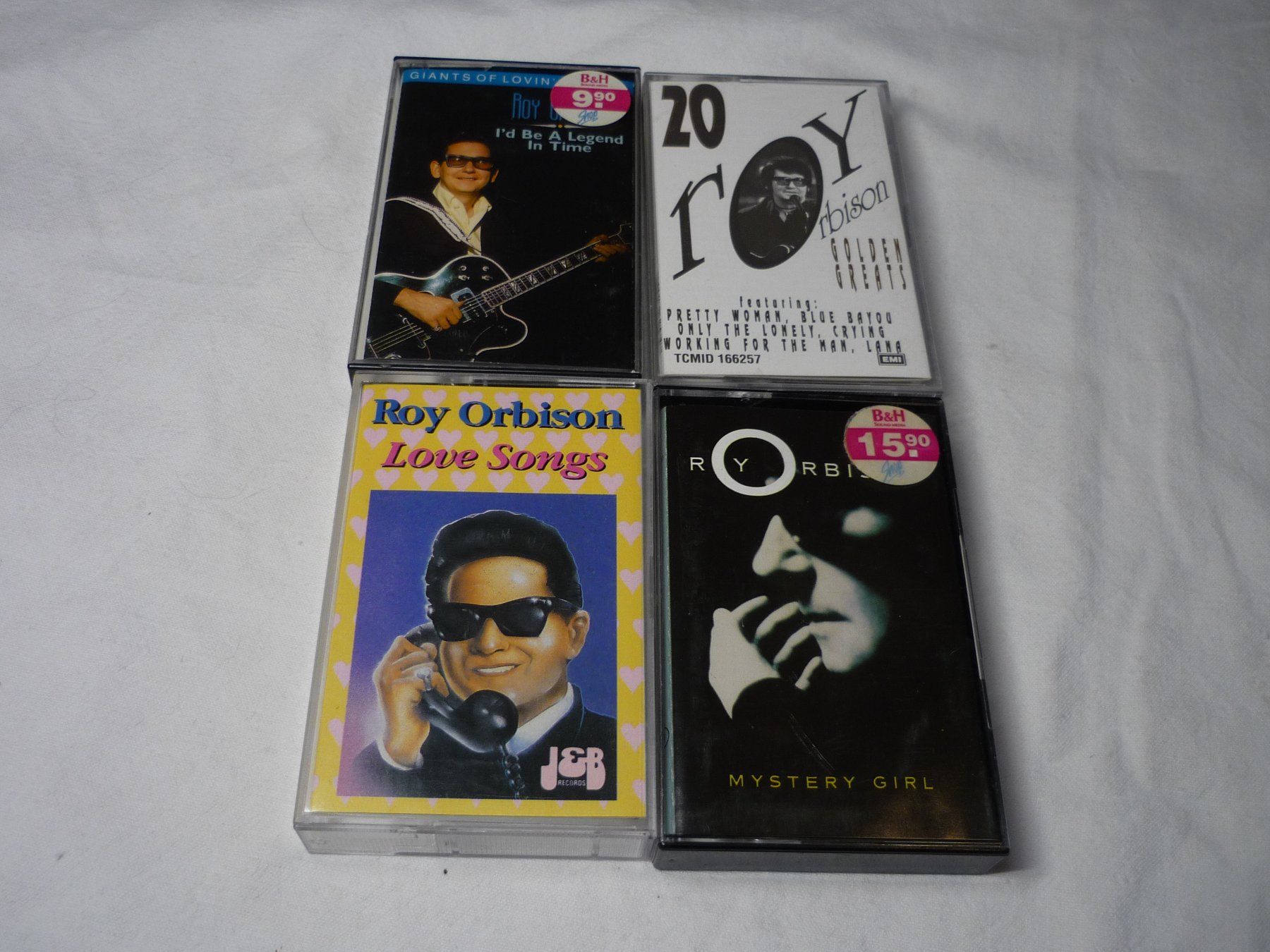 Kompaktkassetten: 4x Musikkassette - Roy Orbison - 80er Pop Rock – Gebraucht aus Beringen von Flatretriever 1