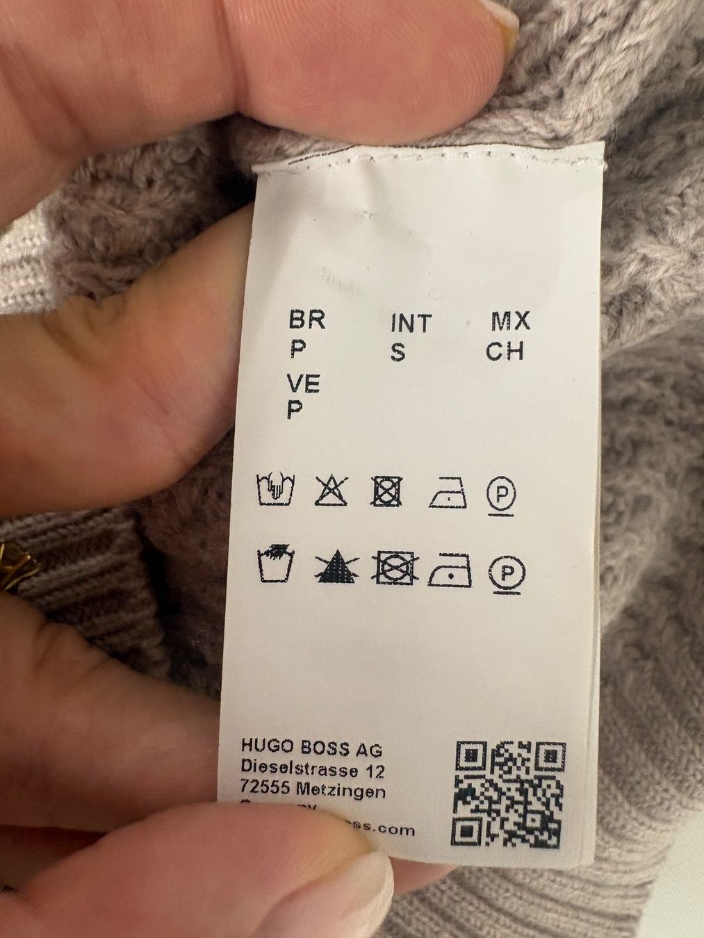 Hugo Boss Maglioni & Felpe: Boss Pullover Wolle beige Gr. S taupe beige Strickpullover – Nuovo (secondo la descrizione) da Regensdorf venduto da secondchancefashion 5