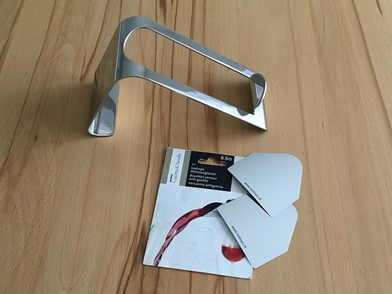 WMF Elettrodomestici da cucina: WMF Weingestell und 2x nodrops Weinausgiesser – Usato da Mellingen venduto da RigaOper 2