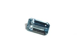Aquamarin-2.295 ct-Smaragd Schliff-Natural-Idar-Oberstein