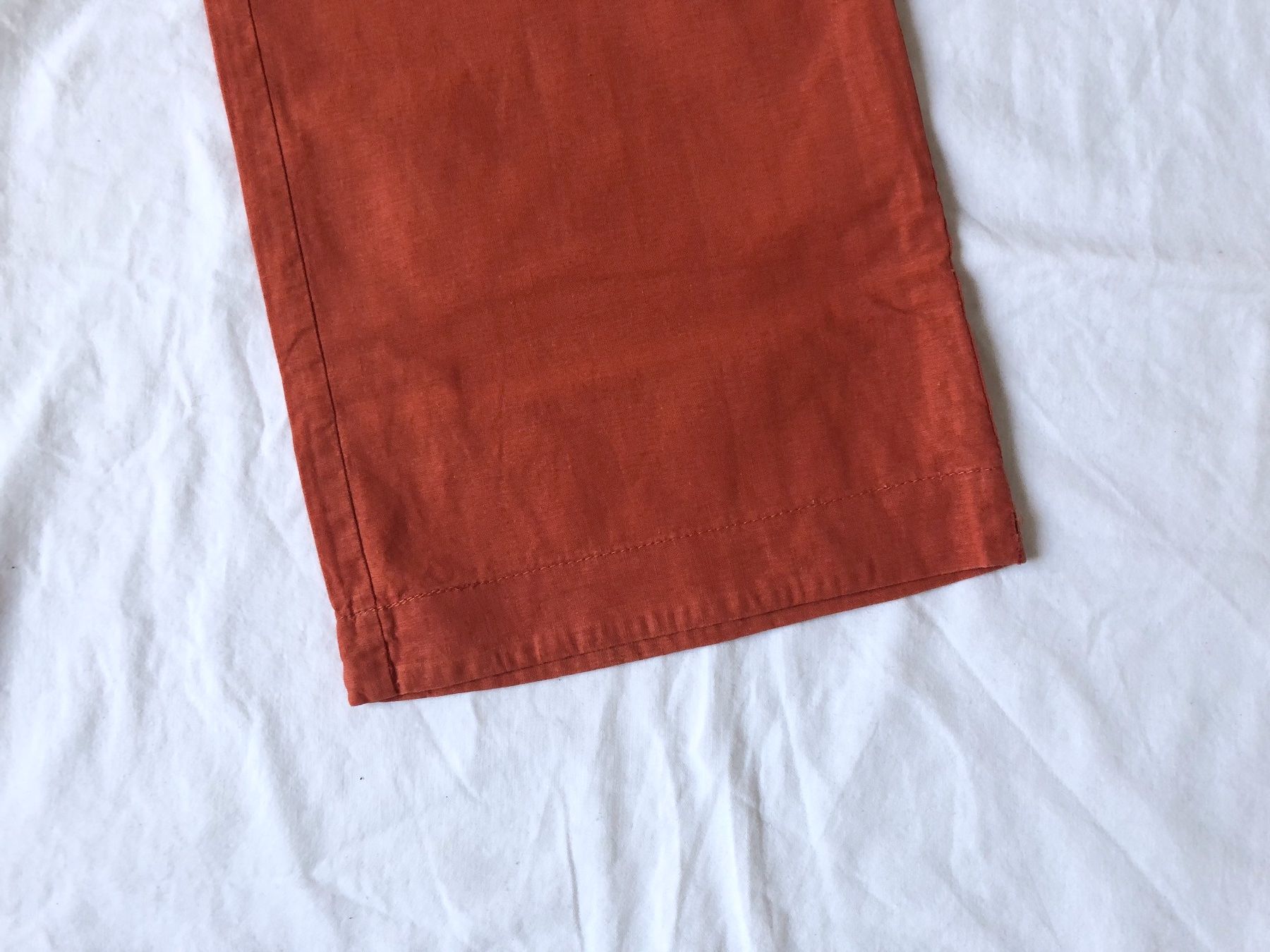 H&M Pantaloni: H&M Leinenhose, orange, Gr. 34 – Usato da Basel venduto da Solaia28 2