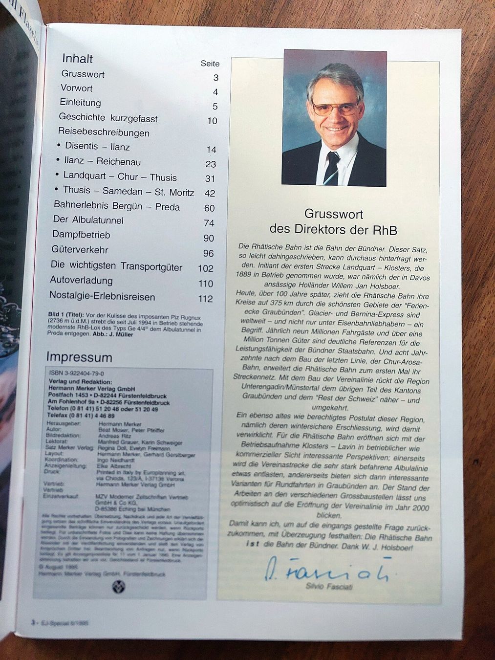 Riviste & Magazine: Eisenbahn Journal special - Die RhB Teil 1 – Usato da Schönenwerd venduto da Steidi 1