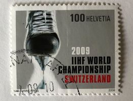 Nr.1301 EISHOCKEY-WELTMEISTERSCHAFT 2009 GESTEMPELT   