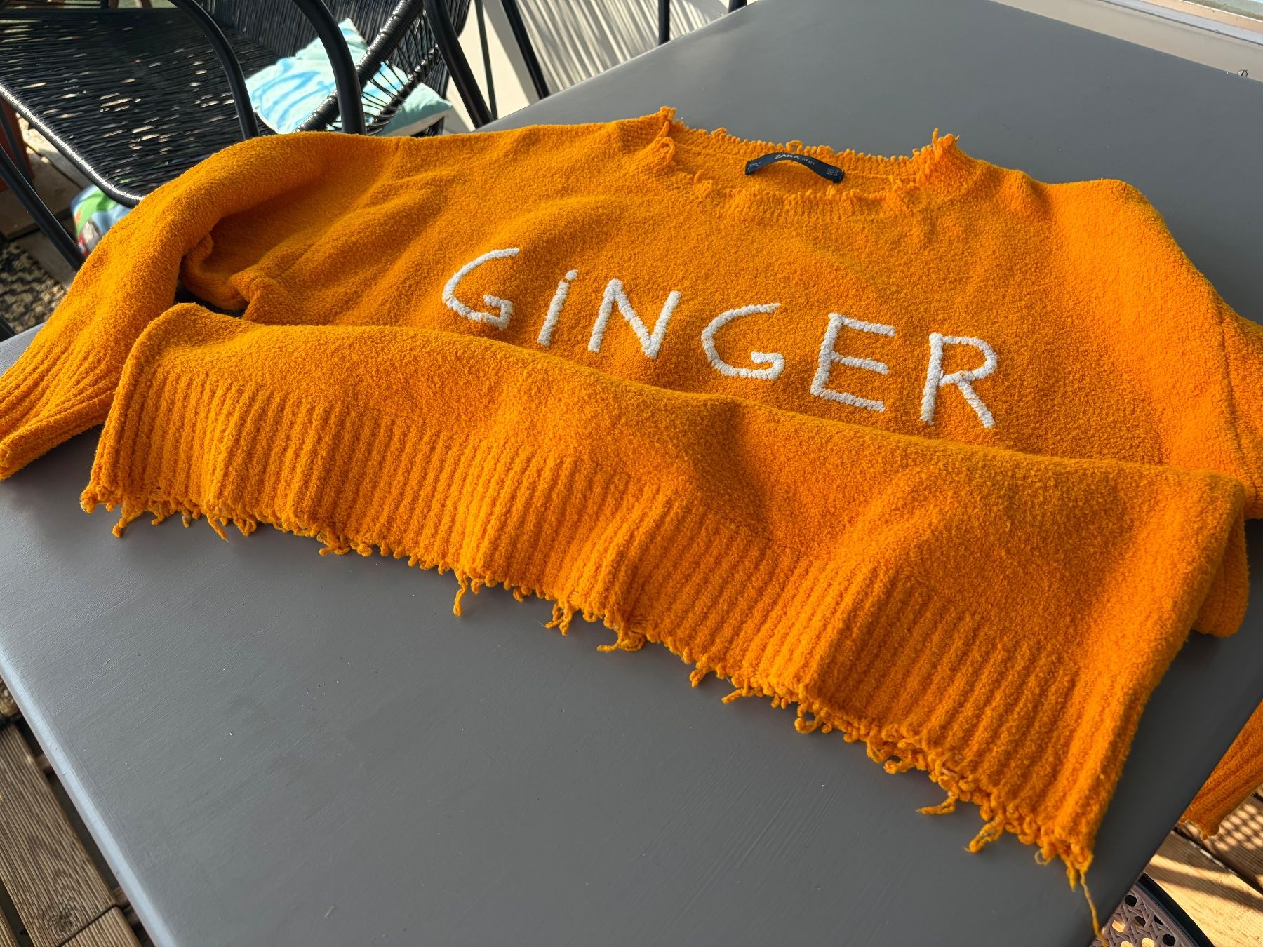 Zara Pullover & Sweatshirts: Damen Pullover Zara Knit orange Grösse M – Gebraucht aus Meilen von Sura18 2