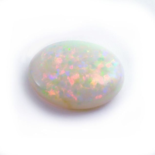 Edelsteine: Opal-Cabochon, weiss – Neu (gemäss Beschreibung) aus Zürich von Schmuckmarkt