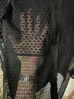 Camicia nera in pizzo Pinko