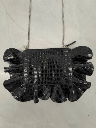 Sac neuf en cuir noir Red Valentino