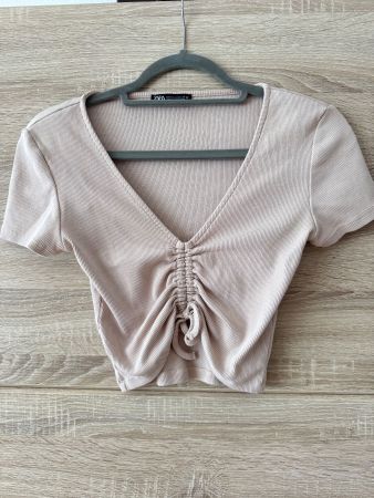 Crop top beige