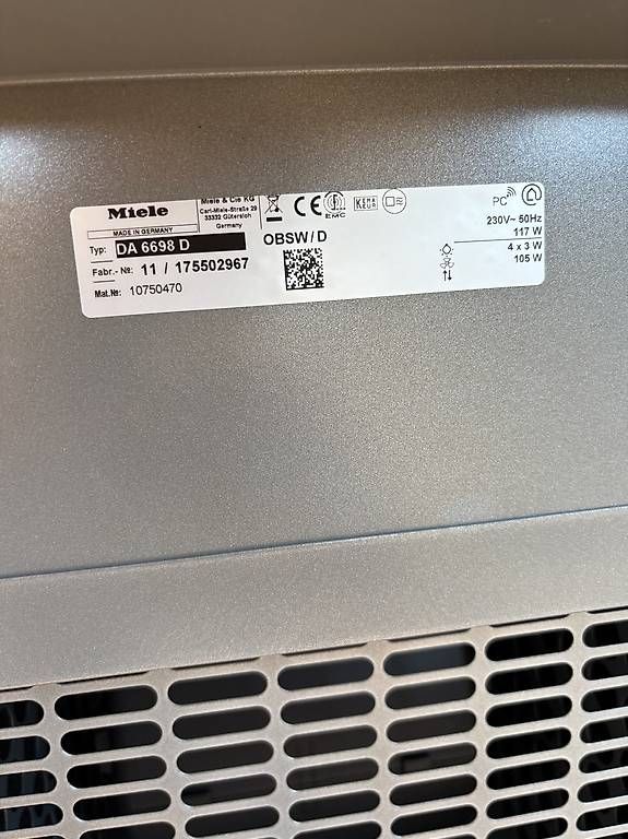 Miele Cappe di aspirazione: Inselhaube Miele – Usato da Liebefeld venduto da ste_jkr2 2
