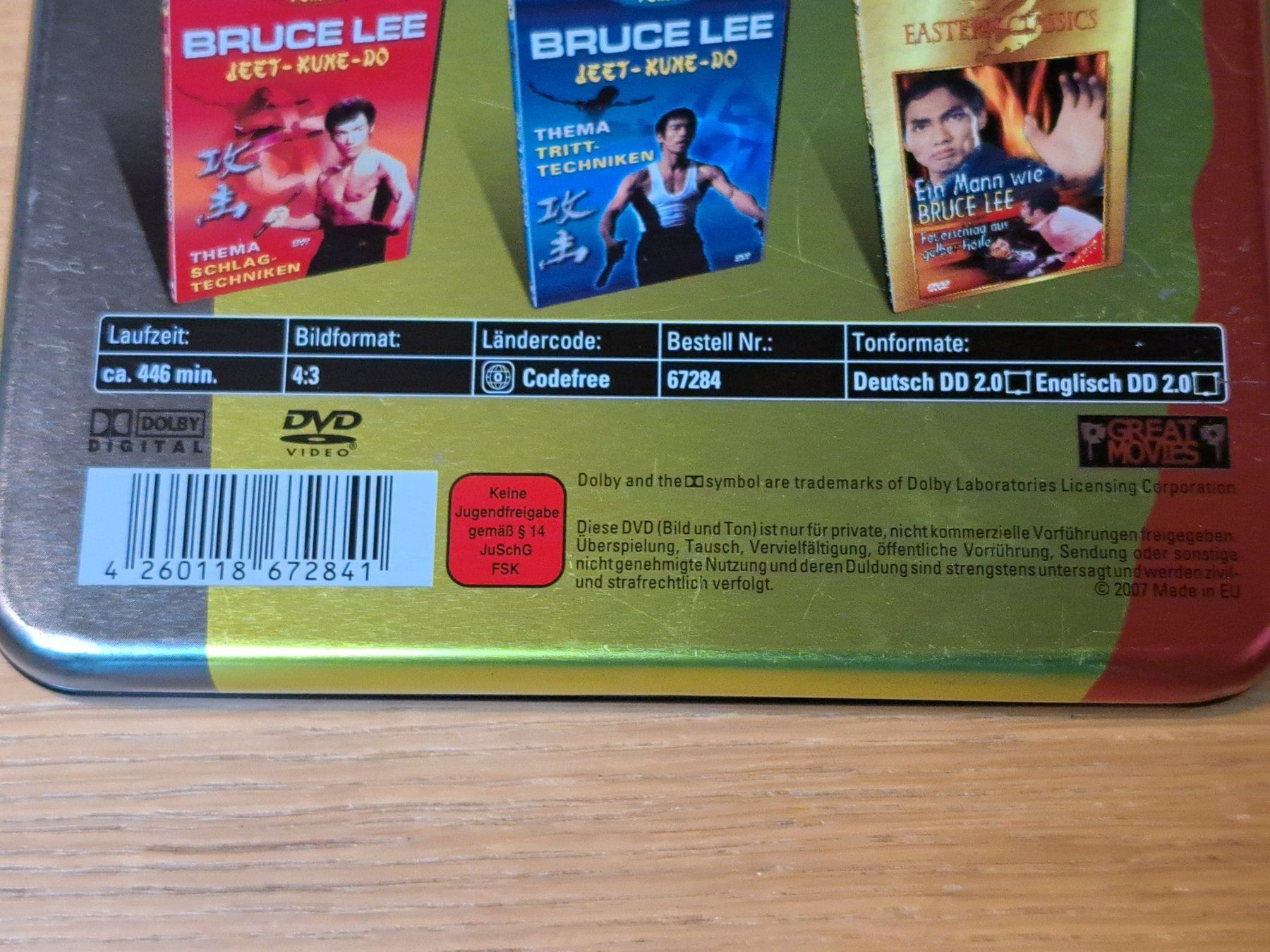 Tutti i DVDs: DVD BRUCE LEE Box, über 7 Stunden Laufzeit – Usato da Unterseen venduto da Kanica 4