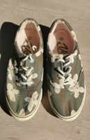 Schürschuhe Boho Sommer Skater Schuhe Sneakers Flowers - 38