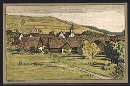 Hallau /Schaffhausen, Ober-Hallau, Ortsa