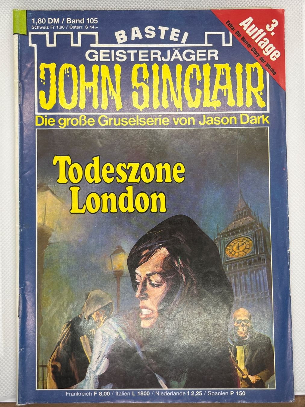 Libri: John Sinclair Band 105 - Todeszone London - 3. Auflage – Usato da Hinterkappelen venduto da Kim1992