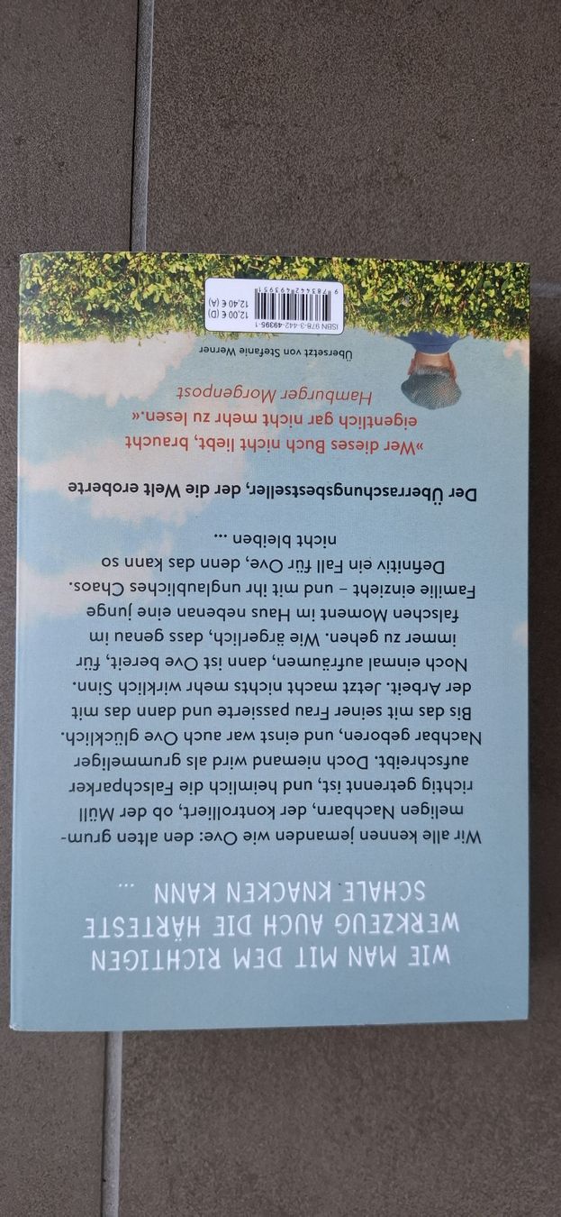 Libri: Fredrik Backman: Ein Mann namens Ove, deutsch – Usato da Mellingen venduto da lathei 1