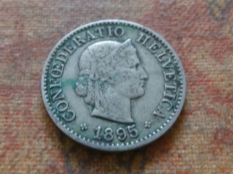 Tutti le monete: 5 Rp. 1895  (A) – Usato da Romanel-sur-Lausanne venduto da Swift13