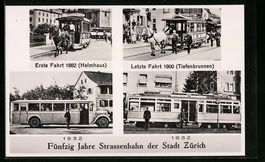 Zürich, Fünfzig Jahre Strassenbahn der