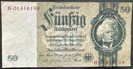 50 Reichsmark Geldschein, 1923, Top Zustand, Rarität