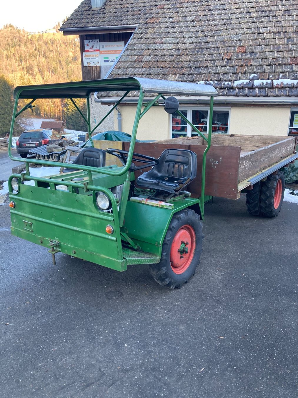 Schilter Trattori: Transporter Schilter 2000 mit MFK – Usato da Bauma venduto da Hmuggi