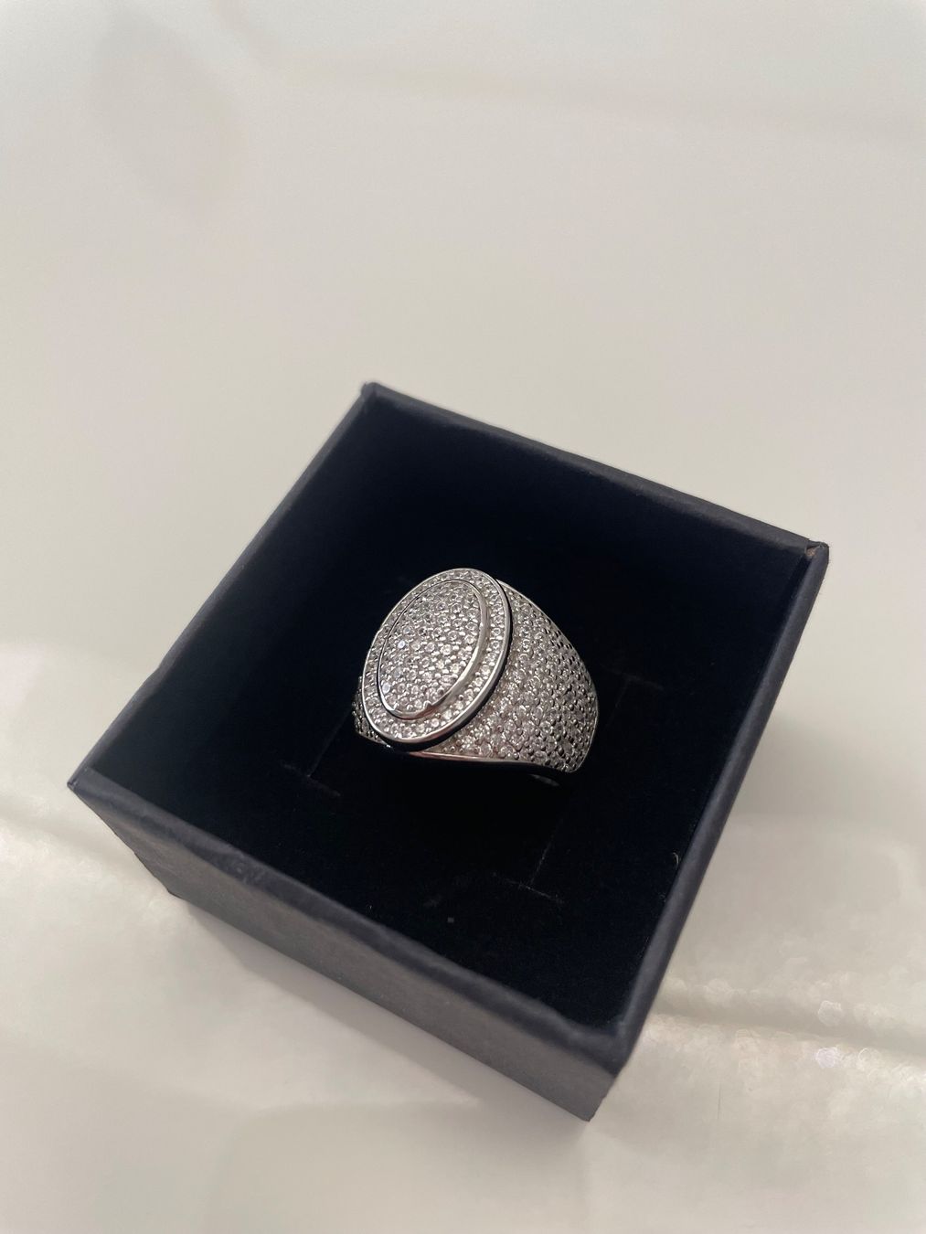 Anelli: Bague Argent S925 Moissanite Silver Ring 6 52 – Nuovo e nell'imballaggio originale da Bottens venduto da 2Lens 1