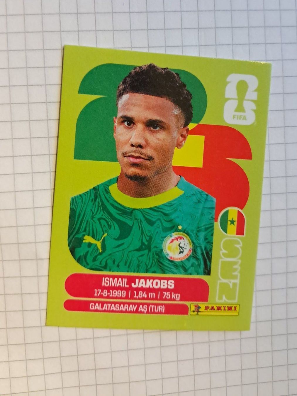 Panini Sammelbilder & Trading cards: WM26 Ismail Jakobs Sen6 – Neu (gemäss Beschreibung) aus Wallisellen von Cyberfuexli